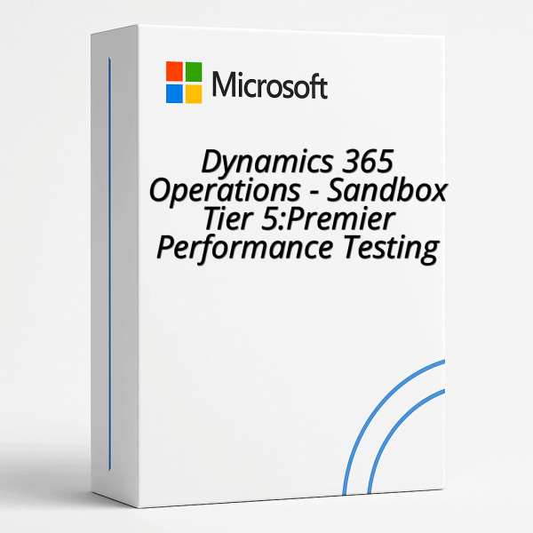 Dynamics 365 Operations - Sandbox Tier 5:Premier Performance Testing